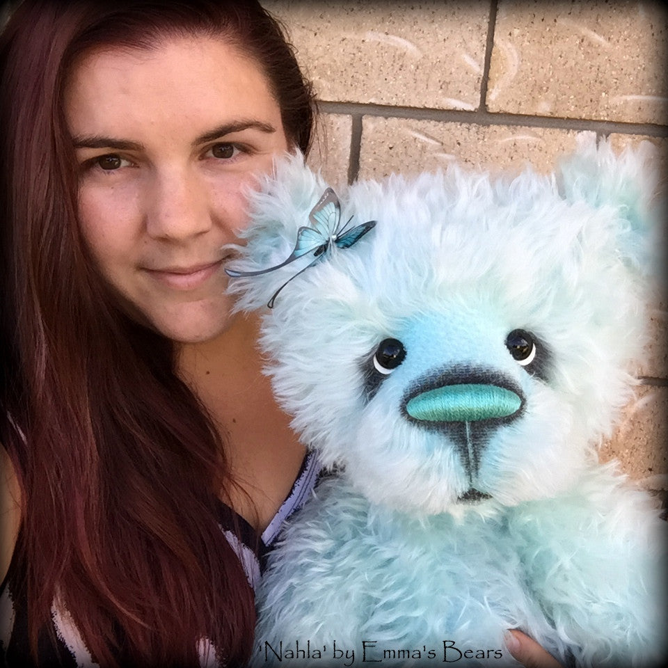 Nahla - 24IN hand dyed mohair bear by Emmas Bears - OOAK