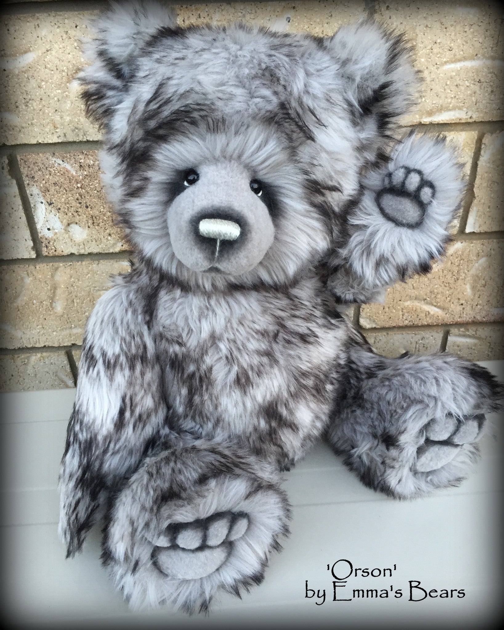 Orson - 18in Faux Fur Artist Bear by Emmas Bears - OOAK