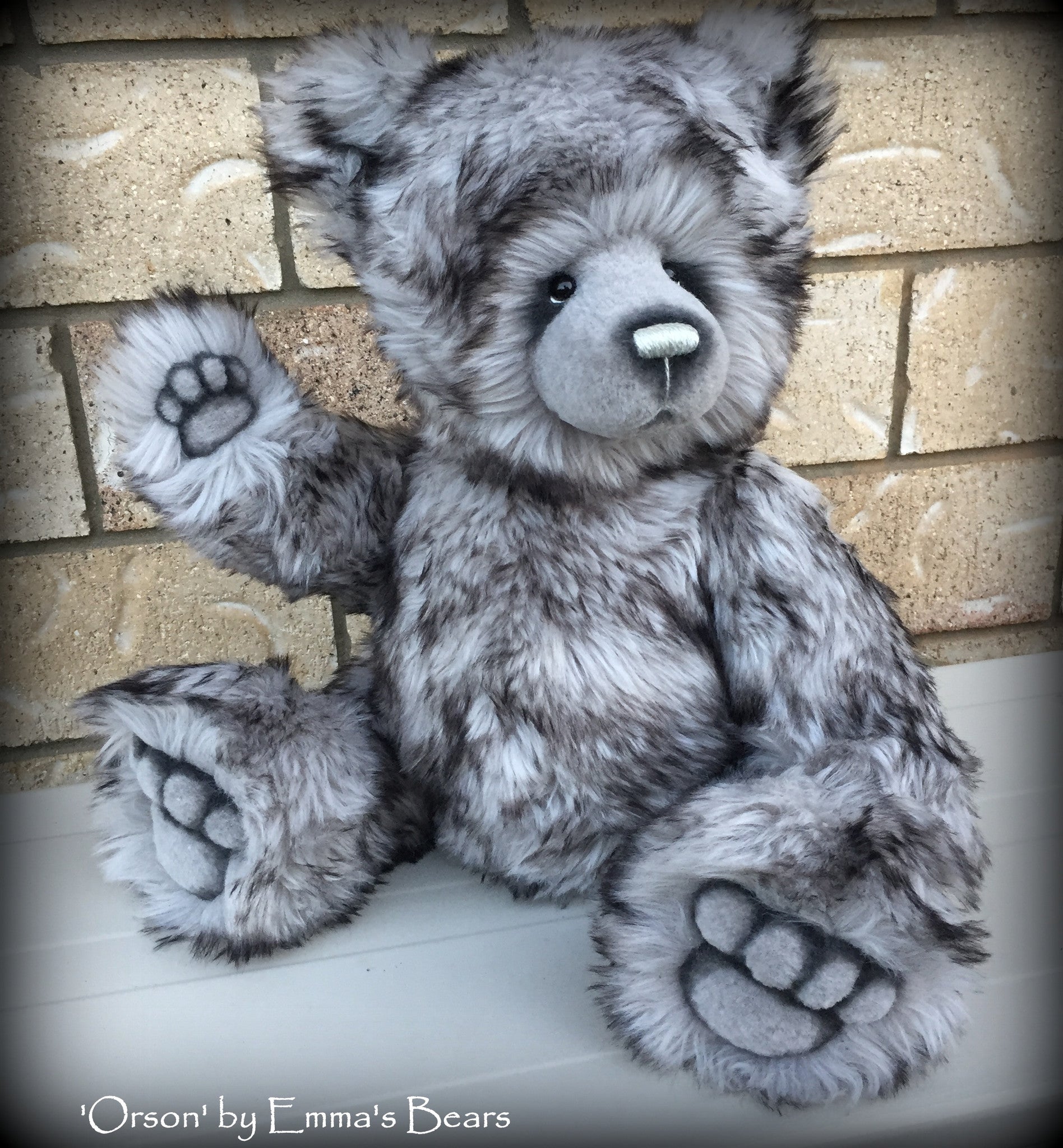 Orson - 18in Faux Fur Artist Bear by Emmas Bears - OOAK