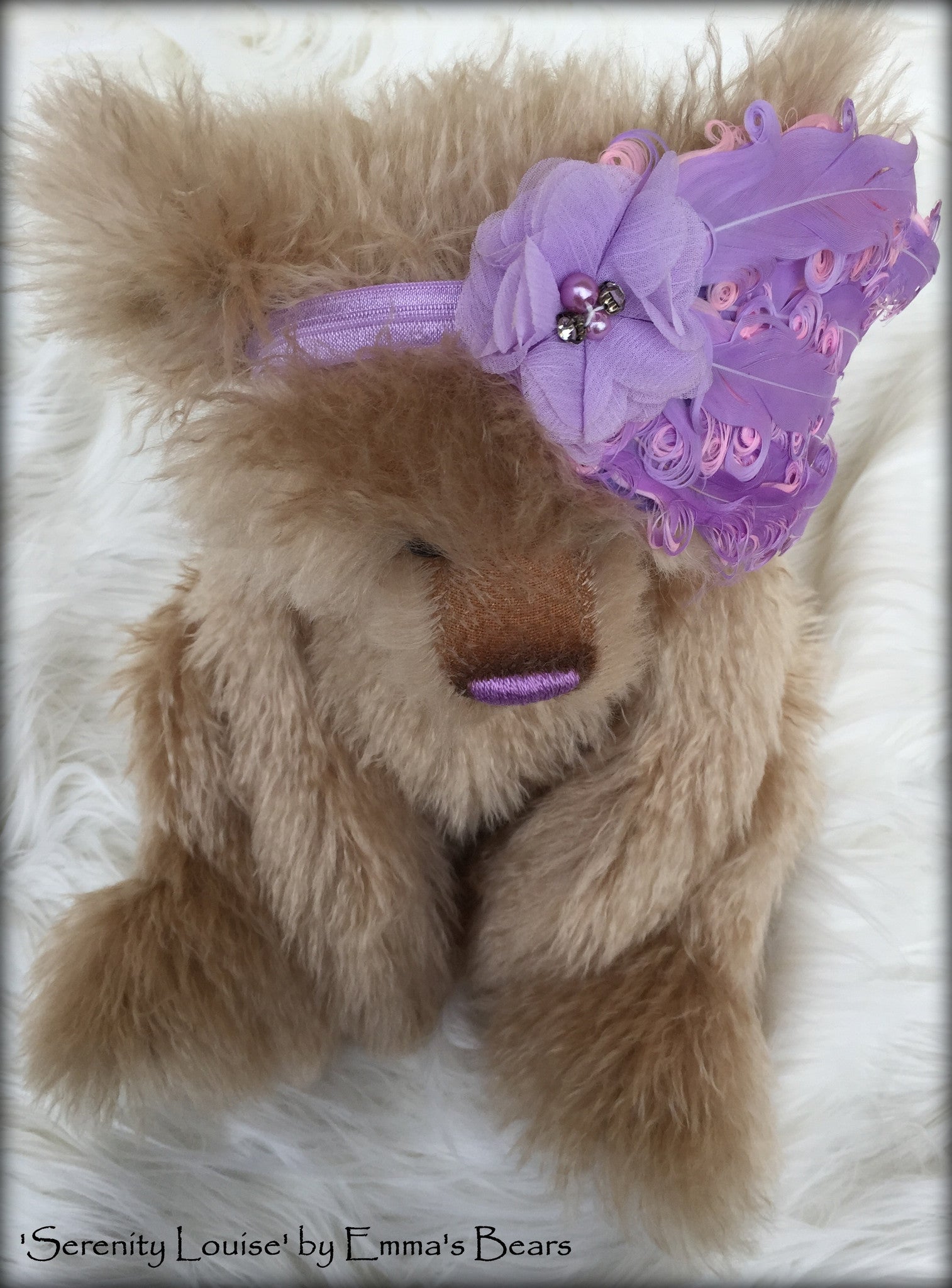 Serenity Louise - 21in MOHAIR Artist toddler style Bear by Emmas Bears - OOAK